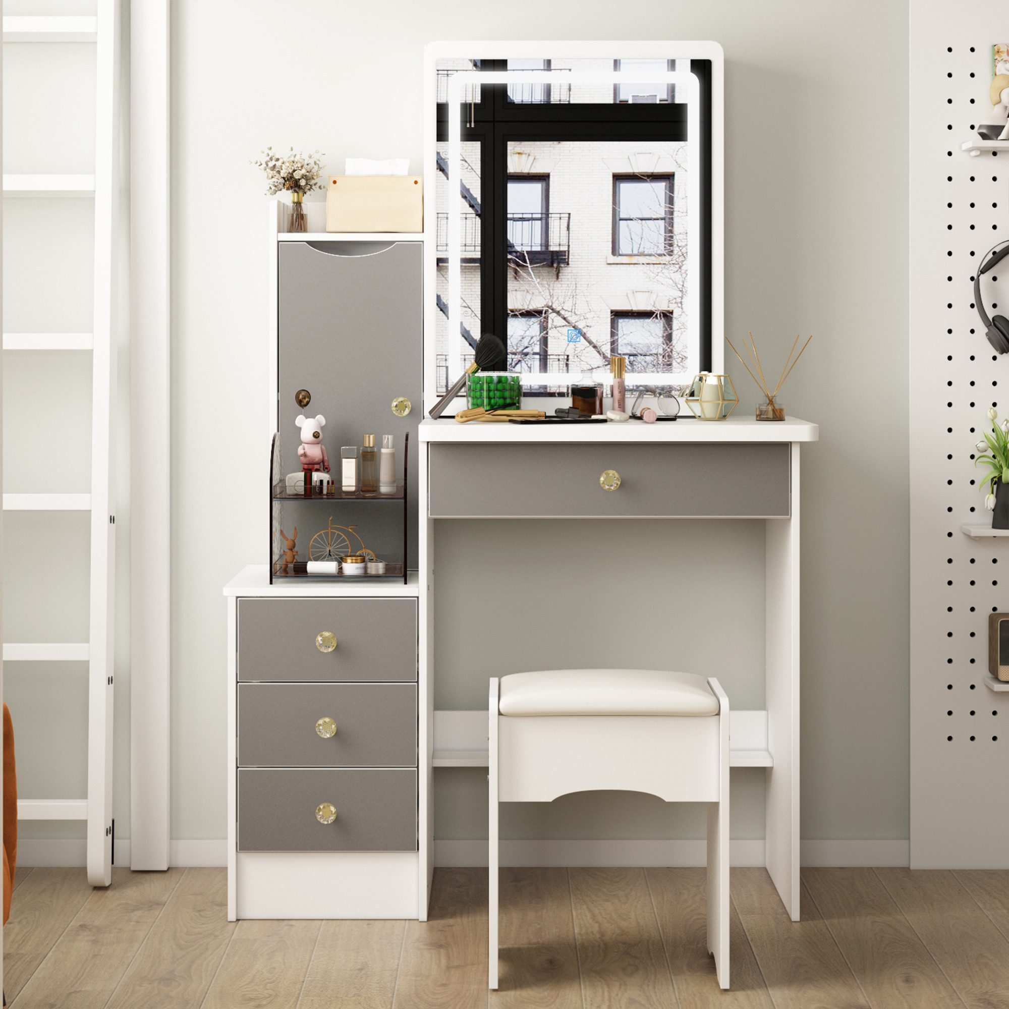 FUFU&GAGA Schminktisch Coiffeuse avec Miroir et günstig online kaufen