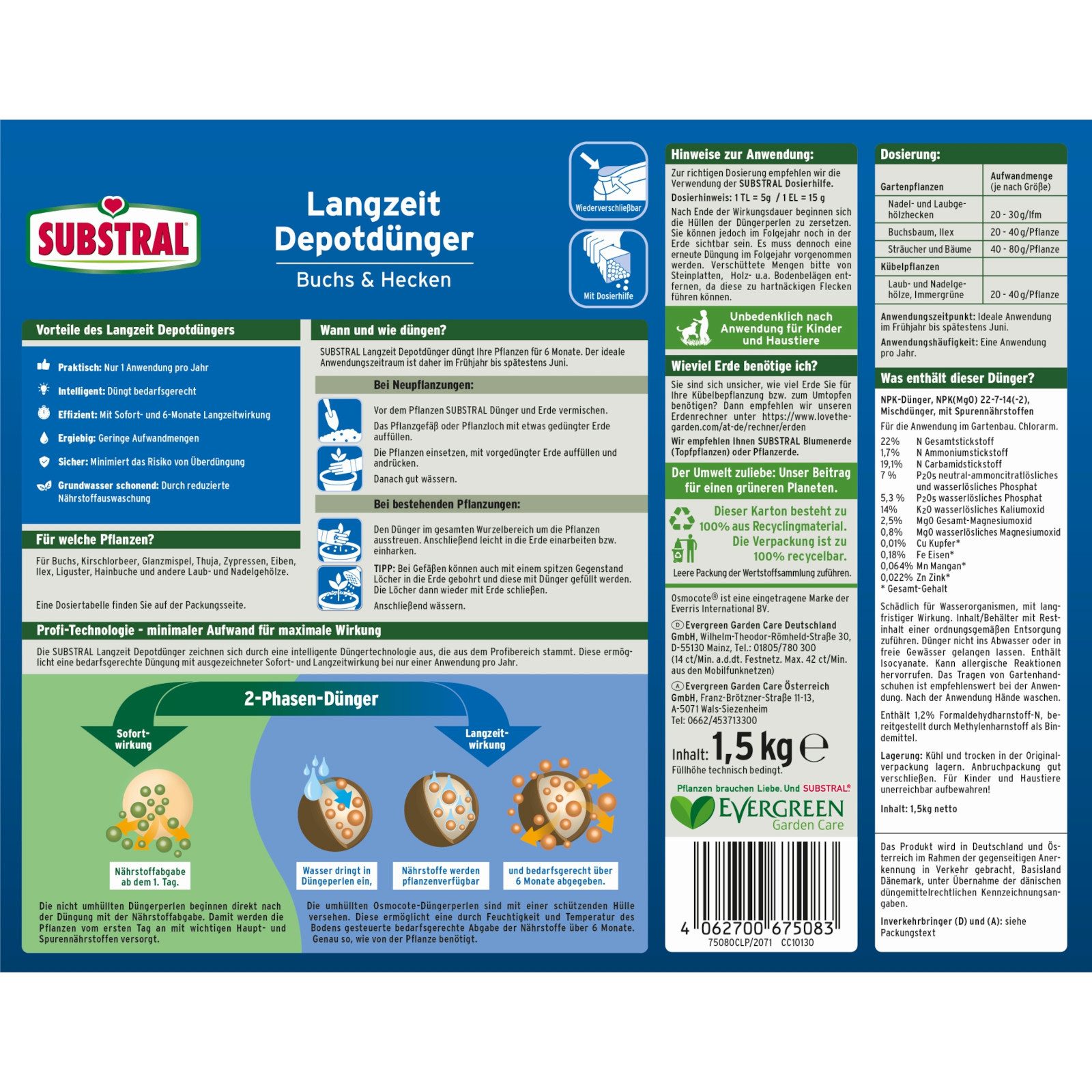 Substral Langzeitdünger Langzeit Depotdünger für Buchs günstig online kaufen