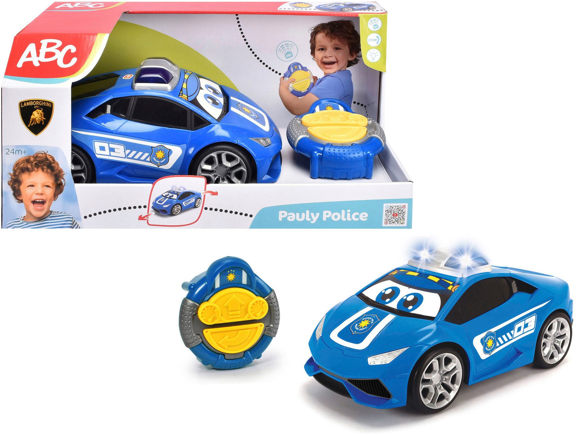 ABC RC-Auto IRC Pauly Police, mit Licht