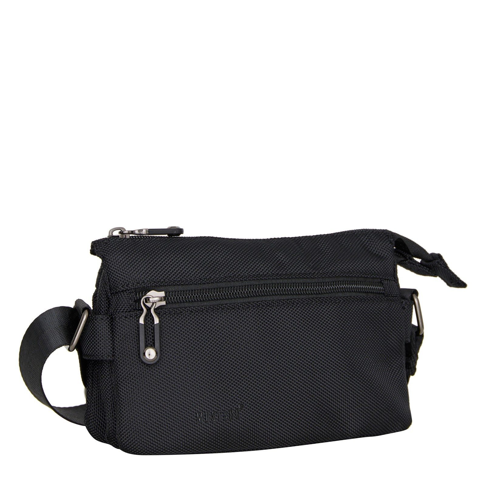 MUSTANG Handtasche kleine Damen Umhängetasche Crossbag "Dabsa" schwarz
