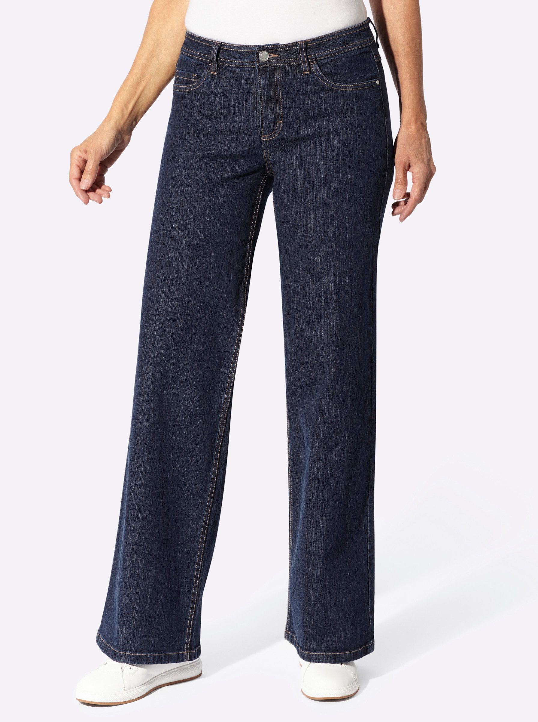 Bequeme Jeans Jeans leicht vertieft