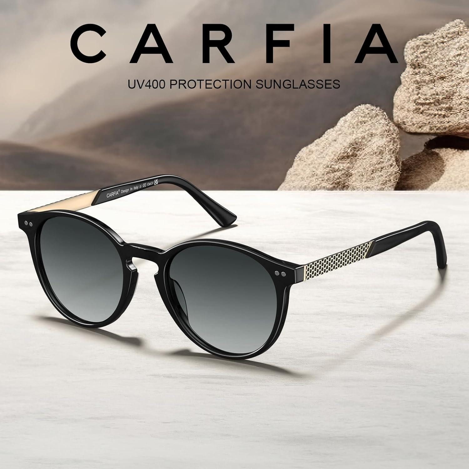 LuxusKollektion Retrosonnenbrille Vintage Runde Sonnenbrille Damen günstig online kaufen