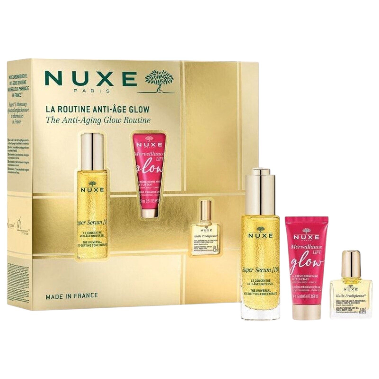 Nuxe Уход за лицом-Set NUXE The Glow Anti-Aging Routine Set, 3-tlg.