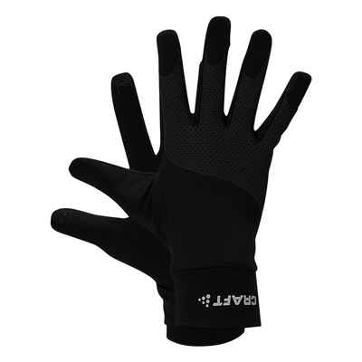 Craft Laufhandschuhe ADV Lumen Fleece Glove mit reflektierenden Details