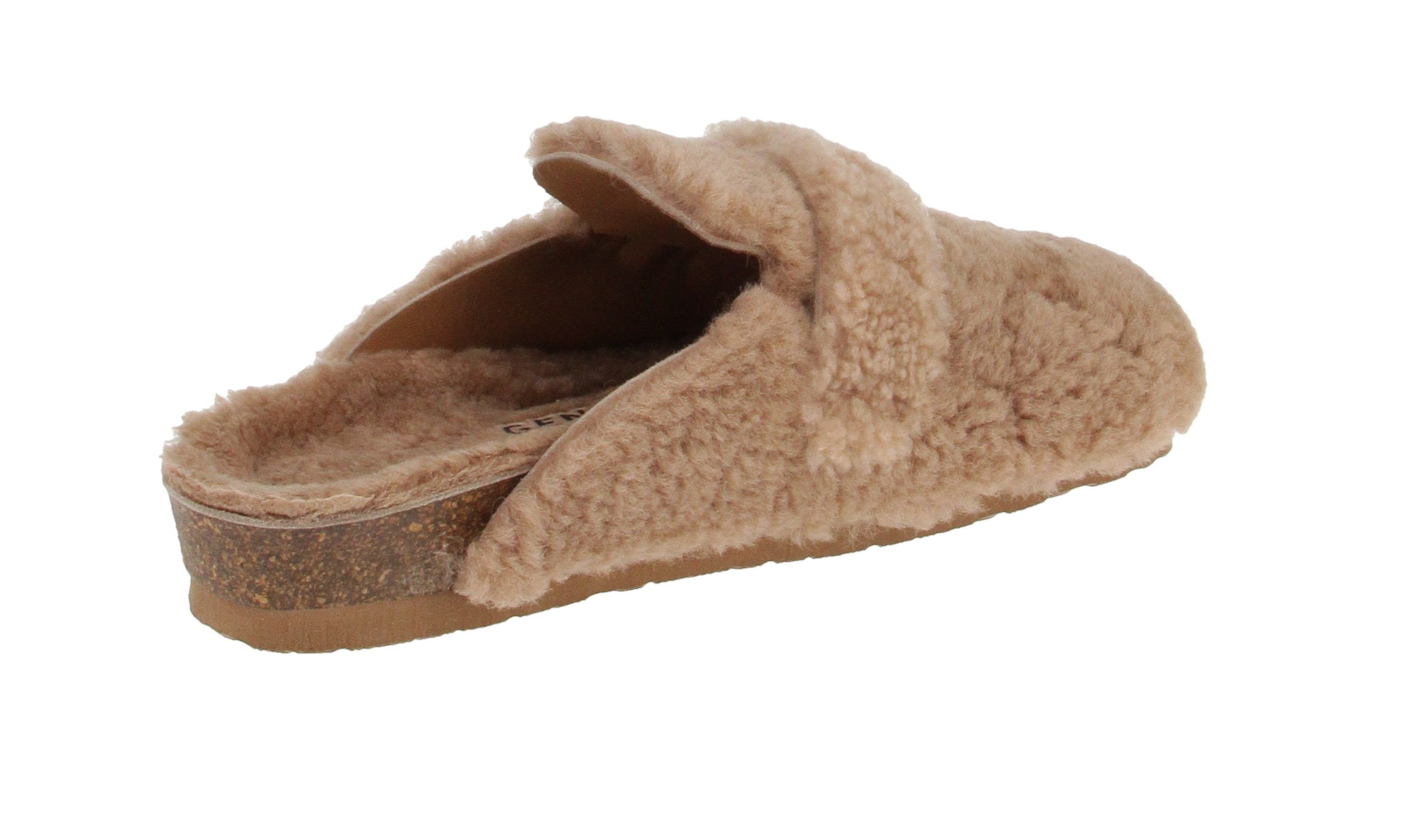 GENUINS Genuins G104697 Grisel Sheepskin - Damen Schuhe Hausschuhe - Sand Hausschuh