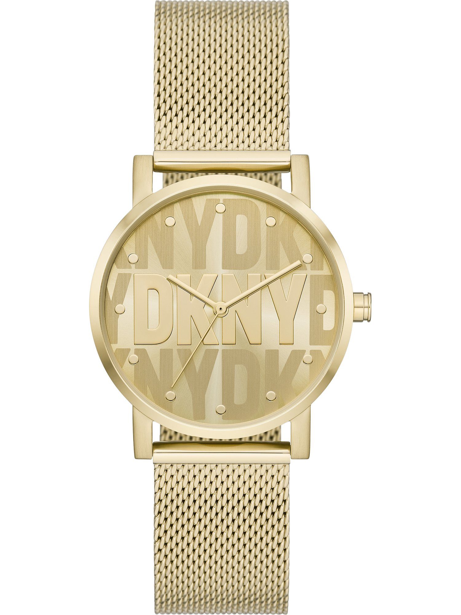 DKNY Quarzuhr DKNY Damen-Uhren Analog Quarz