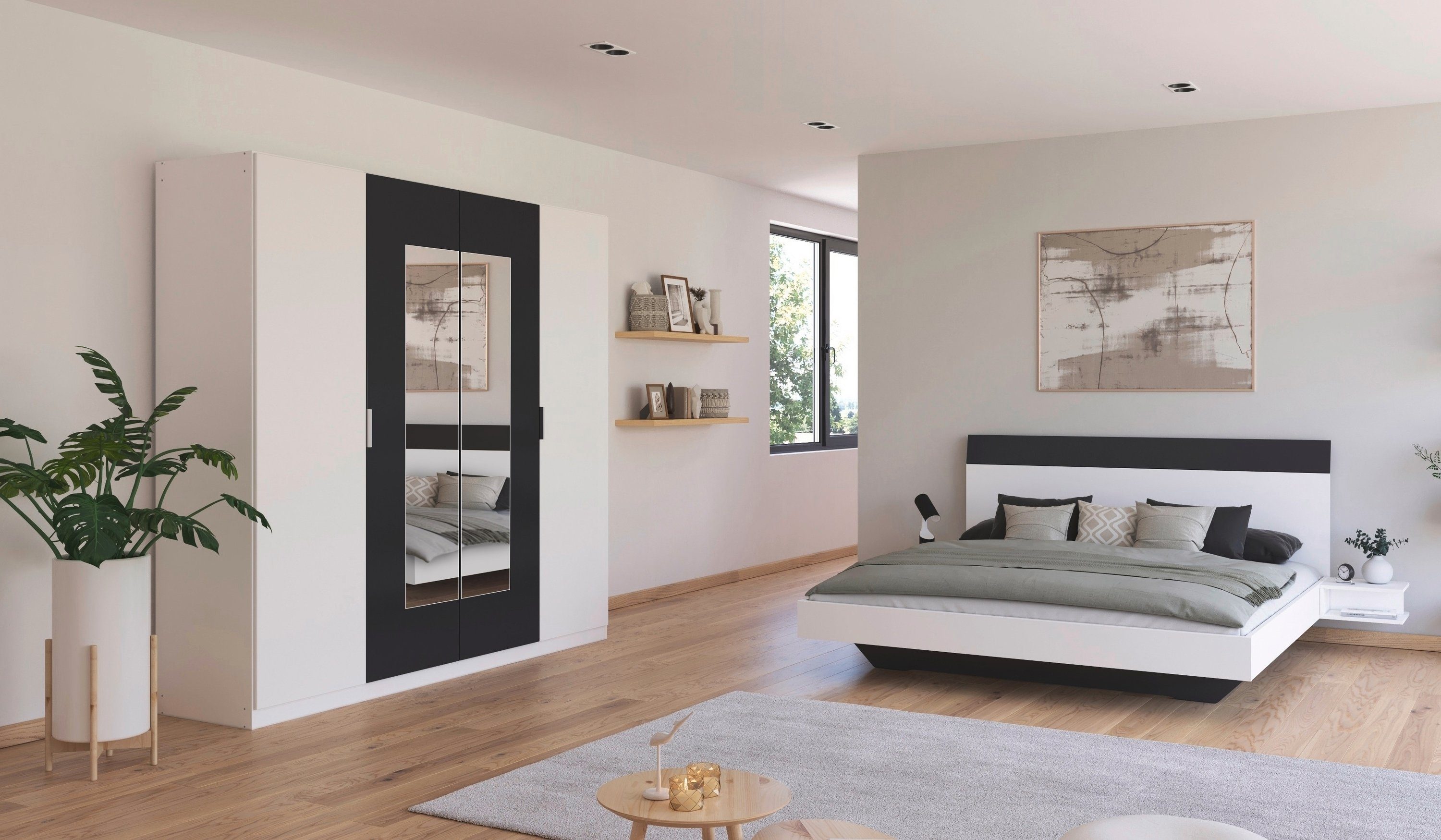 rauch Schlafzimmer-Set Monza, mit Drehtürenschrank Breite günstig online kaufen