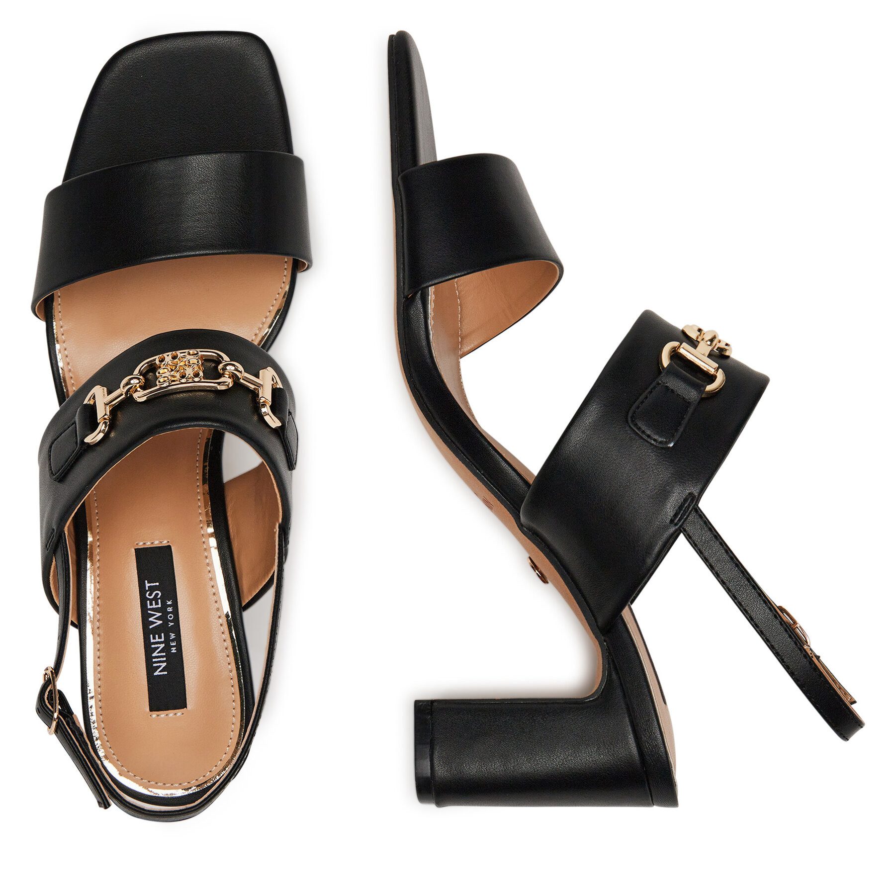 Nine West Nine West Damen Sandalen 2489-19 Schwarz Sandale