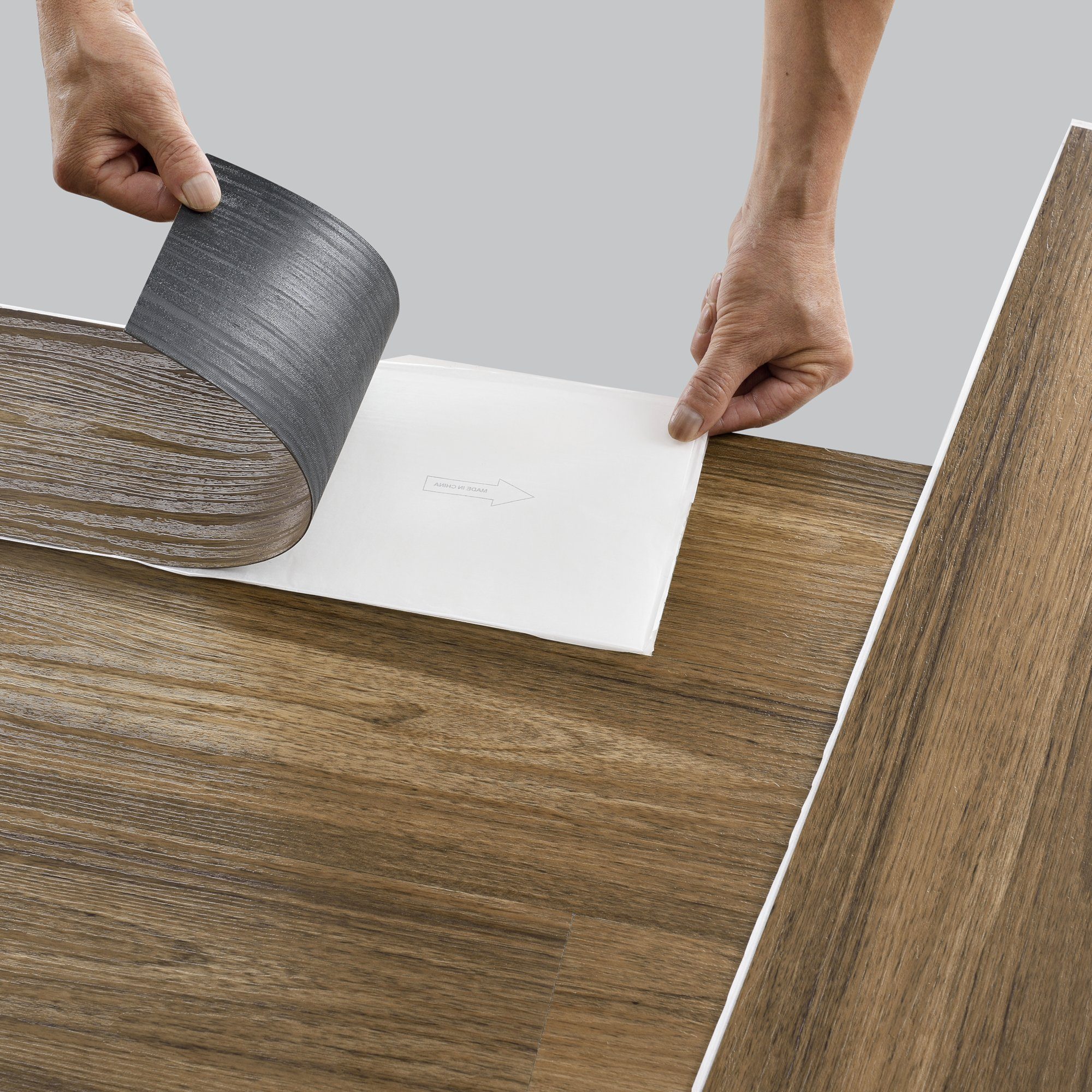 neu.holz Vinylboden, antibakteriell, »Vanola« Vinyl Laminat Selbstklebend 5,85 m² Antique Oak