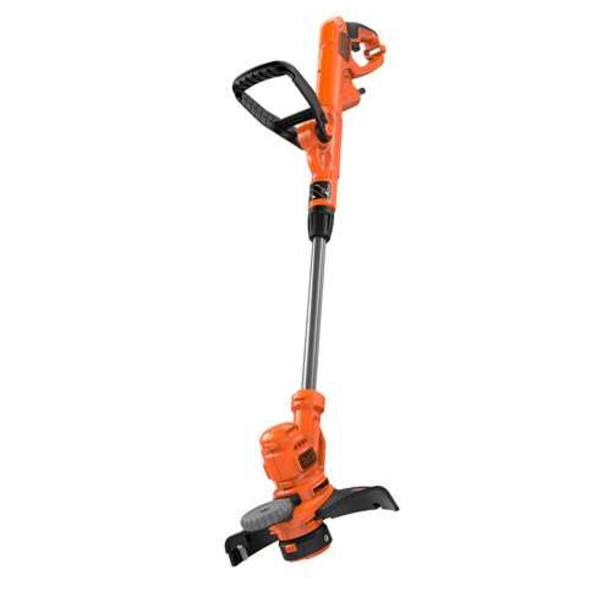 Black + Decker Elektro-Rasentrimmer BLACK+DECKER Rasentrimmer BESTA530-QS, (550 Watt)