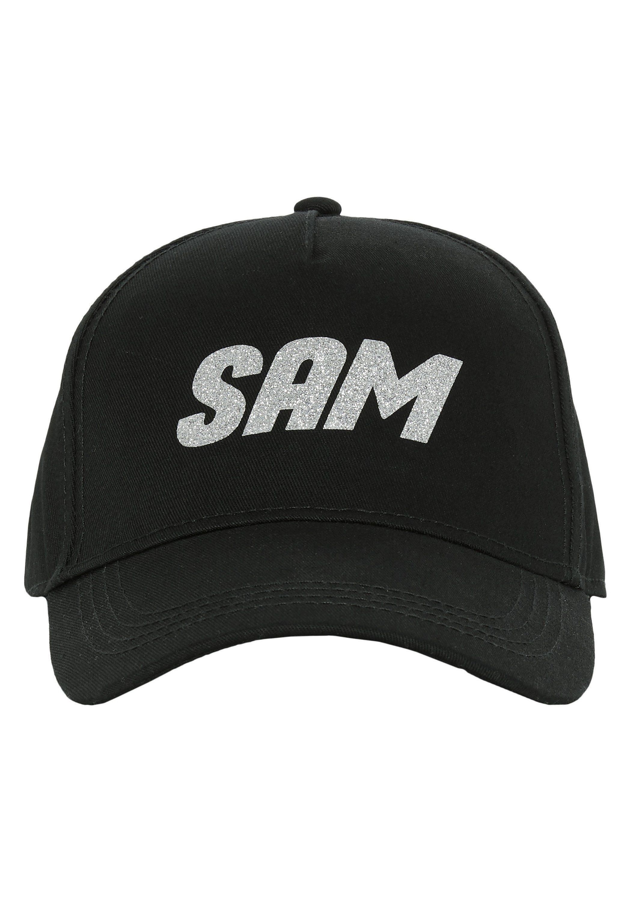 Uncle Sam Baseball Cap mit Logodruck 19-3911 Black Beauty