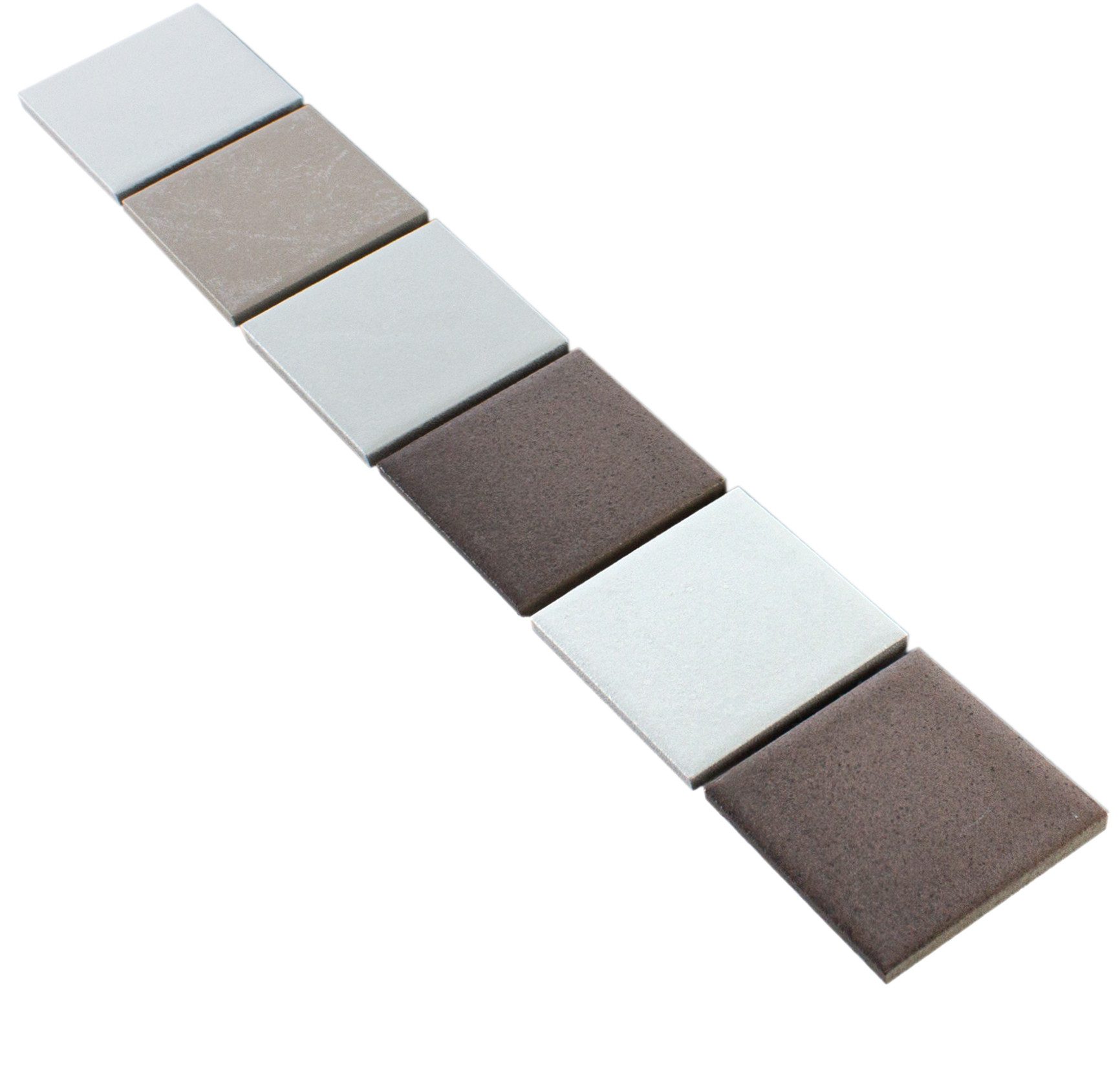 Mosafil Mosaikfliesen Keramik Fliesen Bordüre Tirana, Keramik 30.000x4.800, beige-braun, Verlegefertig auf ein Netz geklebt - Frostsicher - Wasserfest -