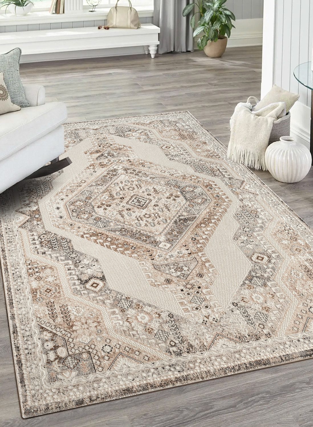 Carpetilla Designteppich Designer Wohnzimmer Carpetilla Richmond günstig online kaufen