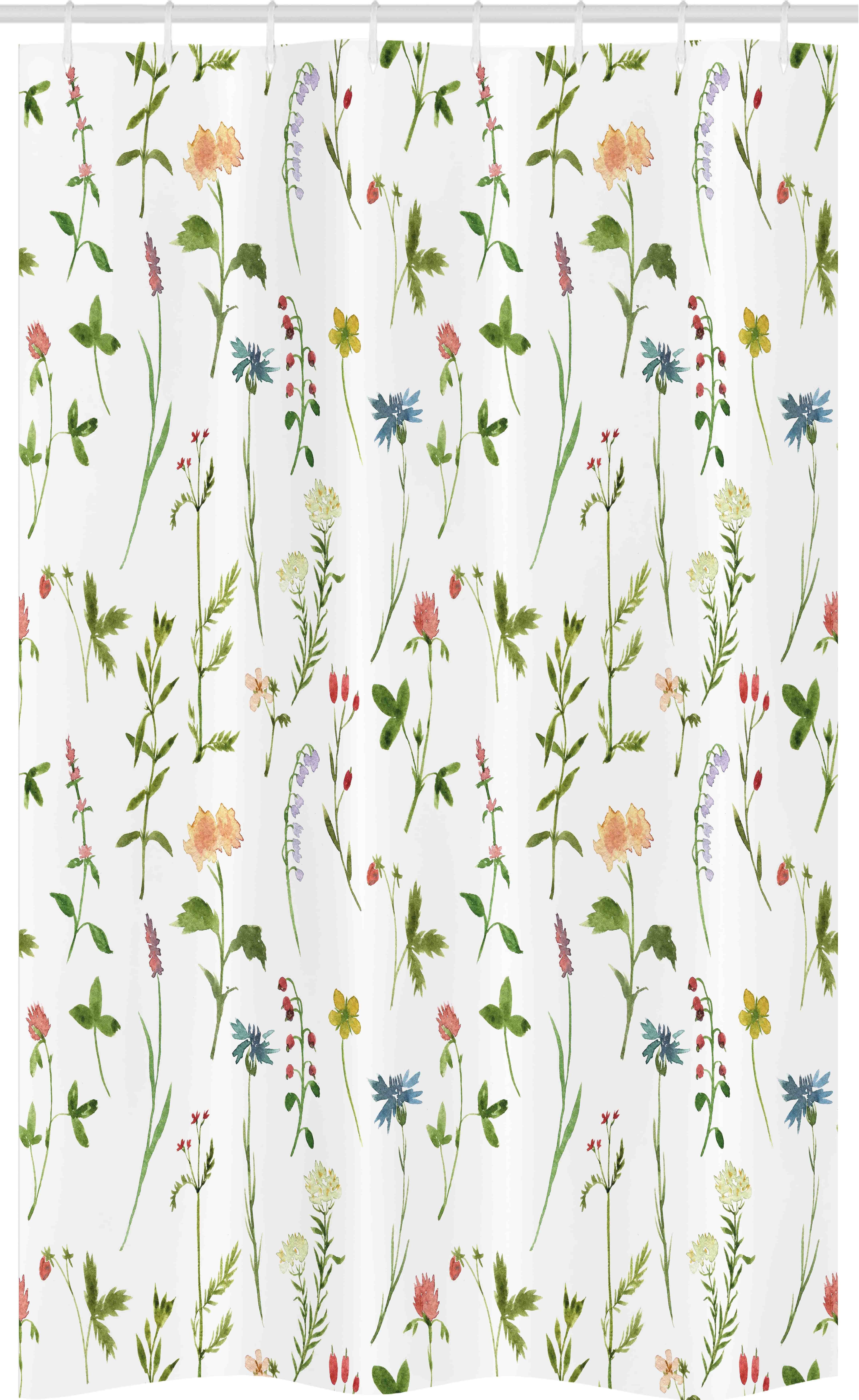 Abakuhaus Duschvorhang Badezimmer Deko Set aus Stoff mit Haken Breite 120 c günstig online kaufen