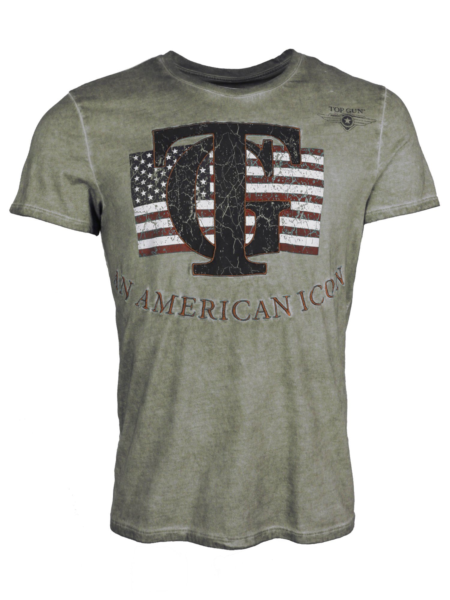 GUN TOP TG20201113 olive T-Shirt