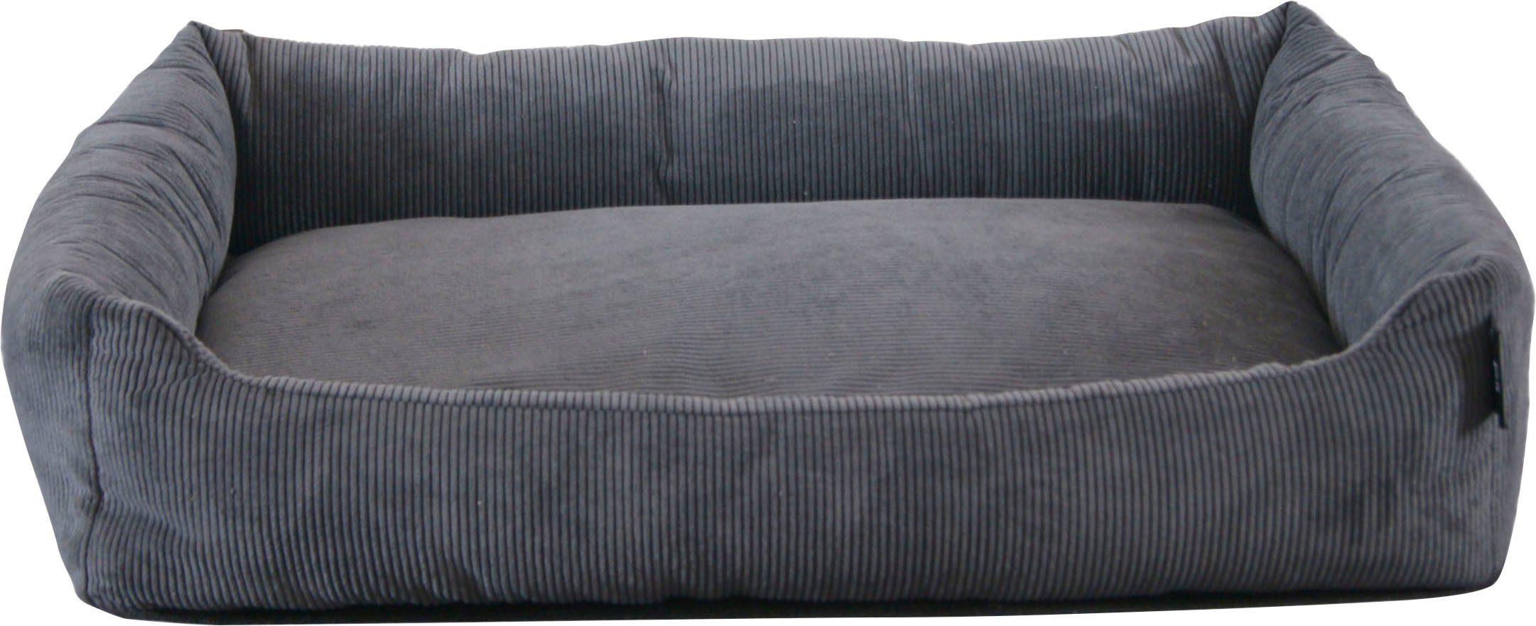 Futterball ABUKI cm, LxBxH: anthrazit Tierbett gratis Polyester, Corvi, 49x70x15