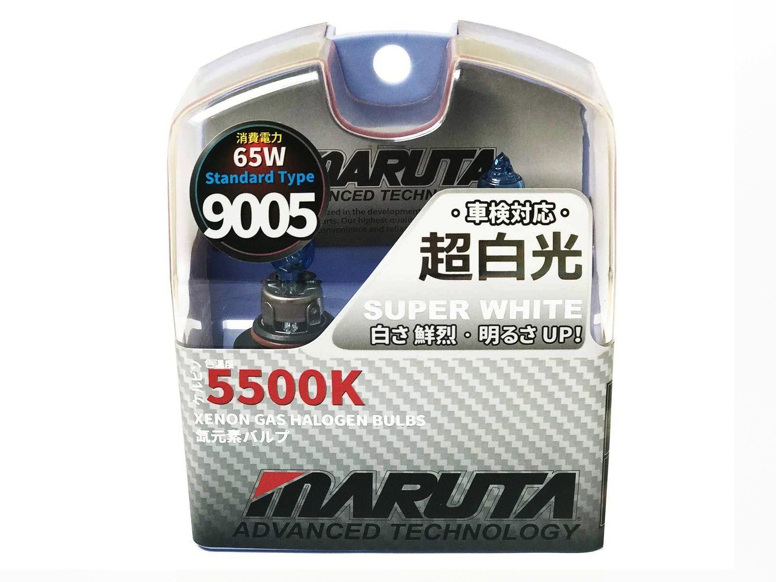 H4-Lampe 60/55 W MTEC Maruta Super White für Motorrad