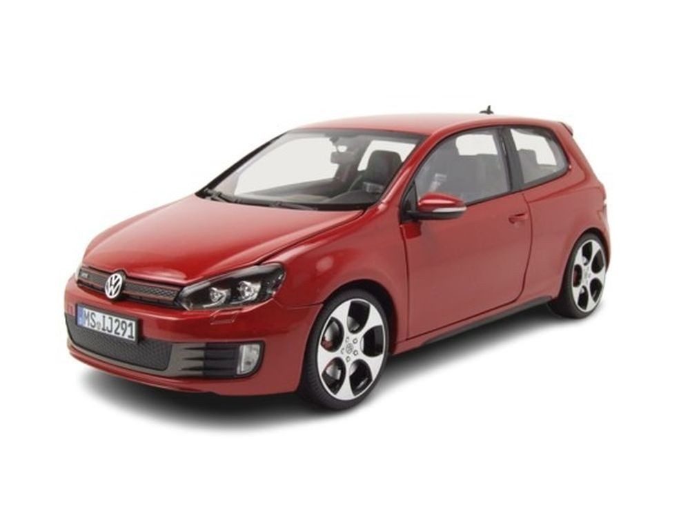 Norev Modellauto VW Golf 6 GTI 2009 rot, Maßstab 1:18
