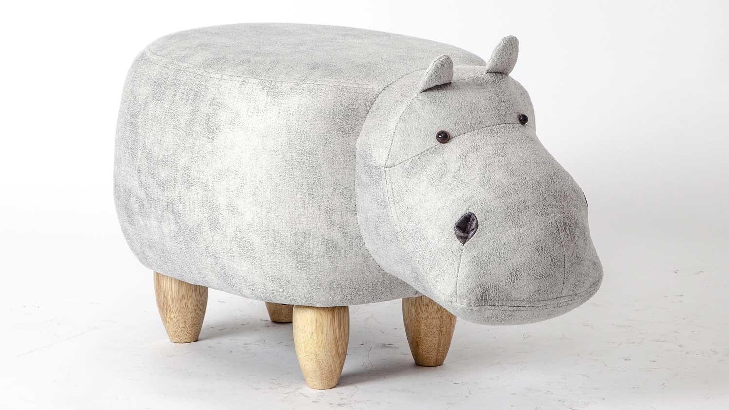 Möbel Akut Kinderhocker Tierhocker Nilpferd Hippo günstig online kaufen