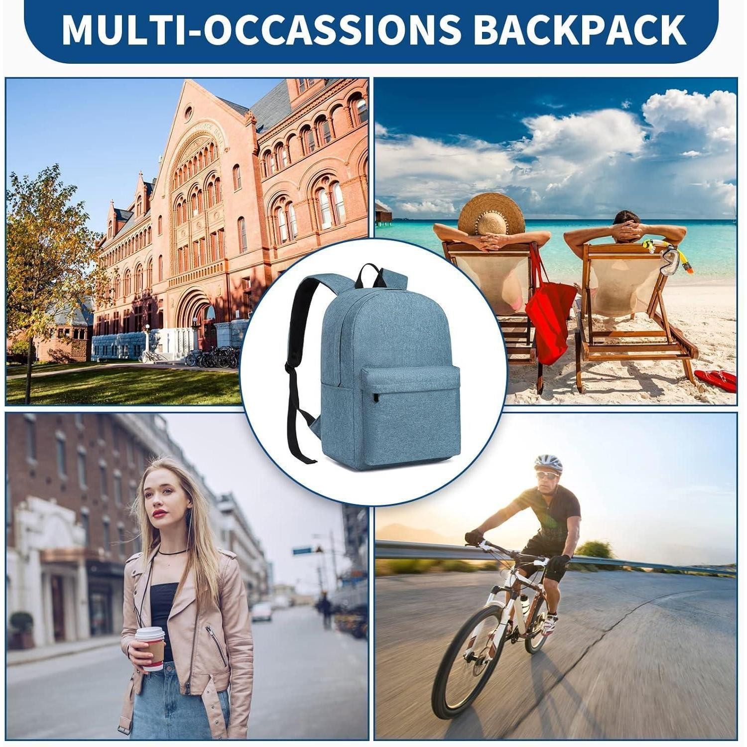 LuxusKollektion Schulrucksack Schulrucksack College-Rucksack leichte Schultasche für
