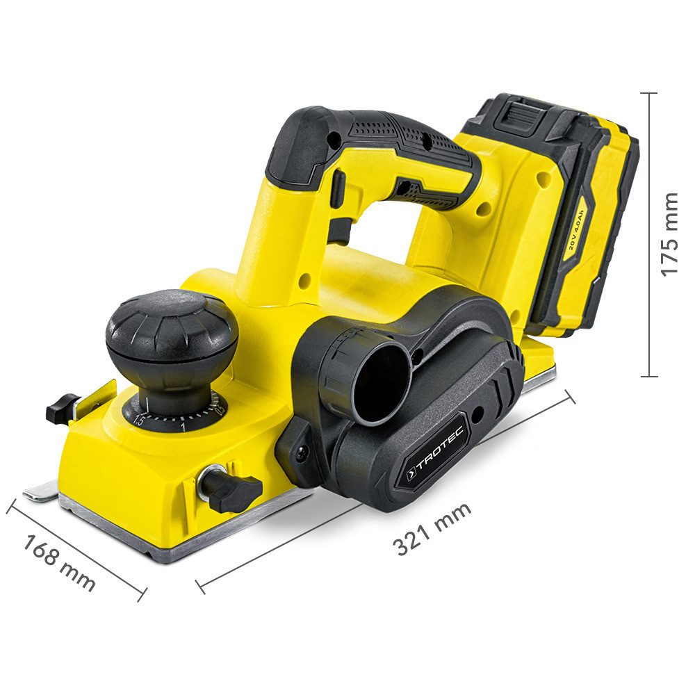 TROTEC Akku-Elektrohobel Akku-Elektrohobel PPLS 10-20V inkl. günstig online kaufen