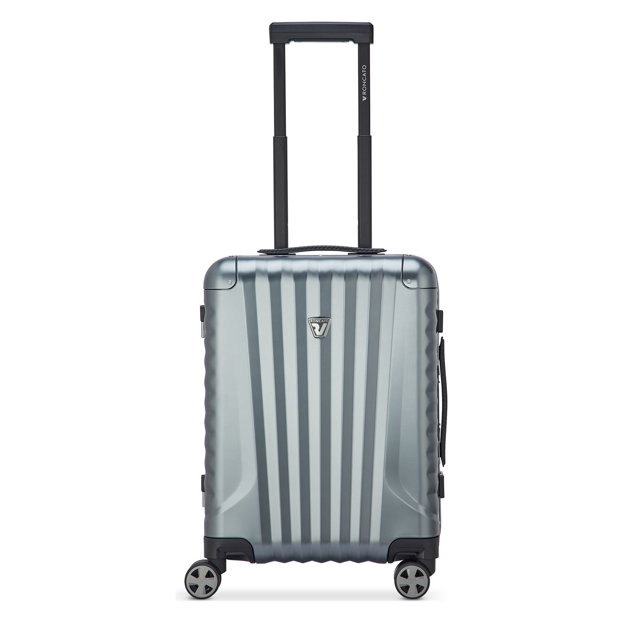 RONCATO Handgepäck-Trolley Uno Aluminium, 4 Rollen, Aluminium