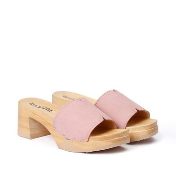 Softclox HENRIETTA vegan Velourseffekt rosé (natur) Pantolette