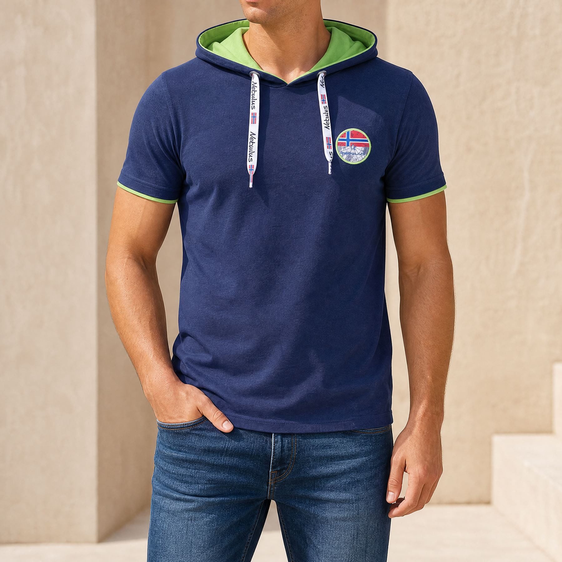 Nebulus T-Shirt TRACK, P6902 - Herren, navy, M