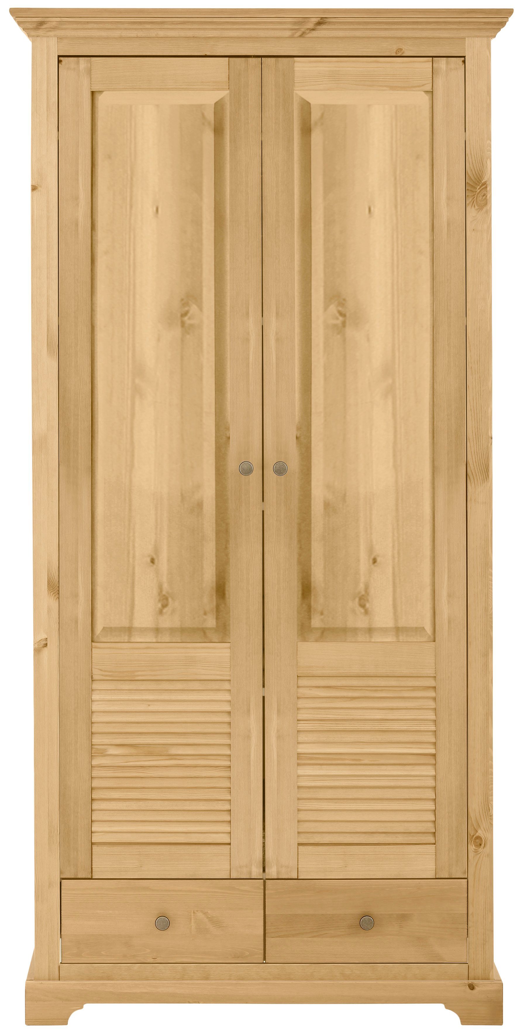OTTO home Garderobenschrank Ayanna, Dielenschrank, Kleiderschrank, Schrank, FSC® Breite 94 cm, 2-türig, aus massiver Kiefer, FSC®