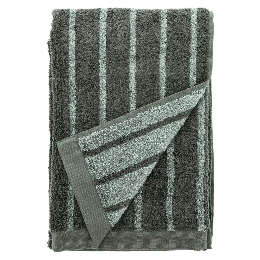 Södahl Handtuch Common, Bio-Baumwolle (kein Set, 1-St), 70x140cm, Double-Face-Optik, Streifen-Look, Bio-Baumwolle