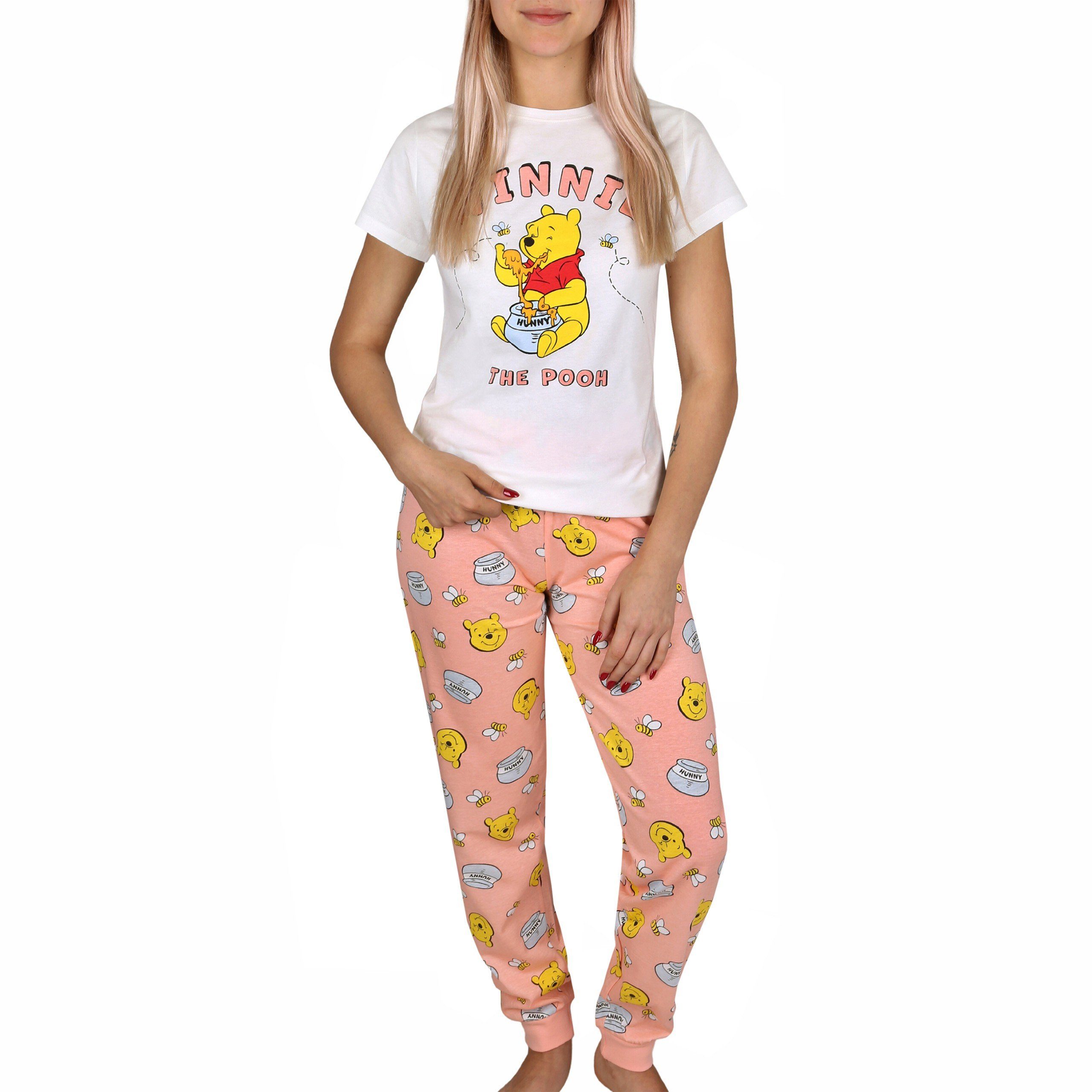 Sarcia.eu Pyjama DISNEY Winnie the Pooh Damen Pyjama aus Baumwolle mit  langer Hose