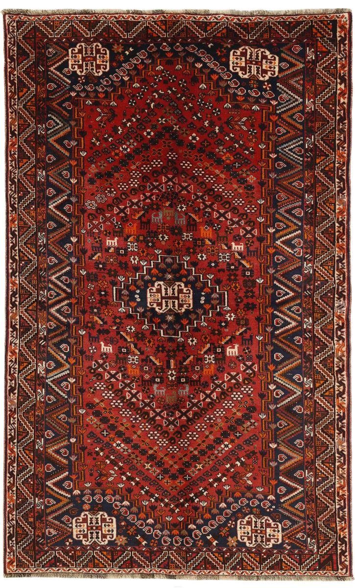 Orientteppich Ghashghai 169x277 Handgeknüpfter Orientteppich / Perserteppich, Nain Trading, rechteckig, Höhe: 12 mm