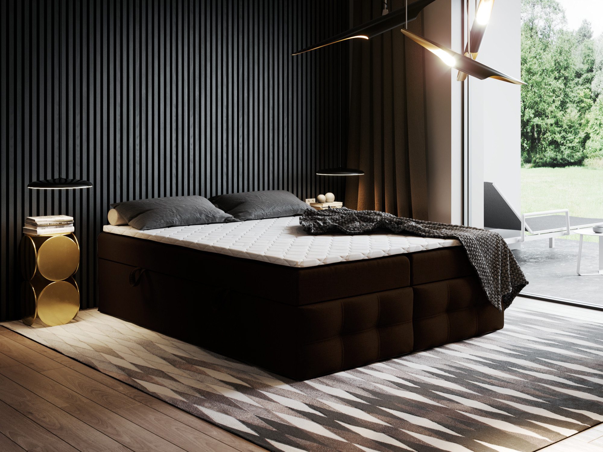 Godre Boxspringbett mit Bettkasten Ewora 4 günstig online kaufen