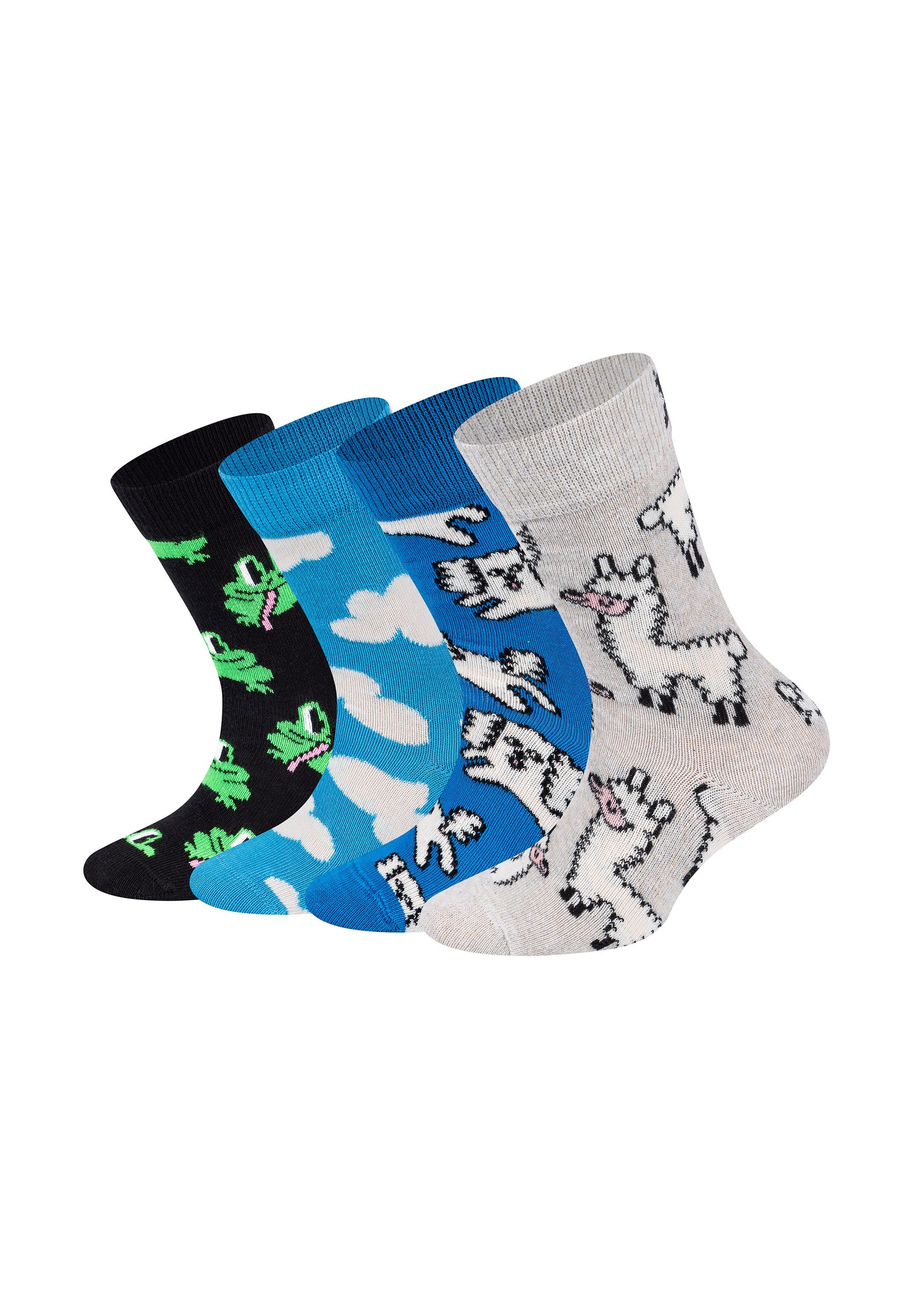 Happy Socks Basicsocken Farm Animals Verstärkte Ferse, besseren Halt