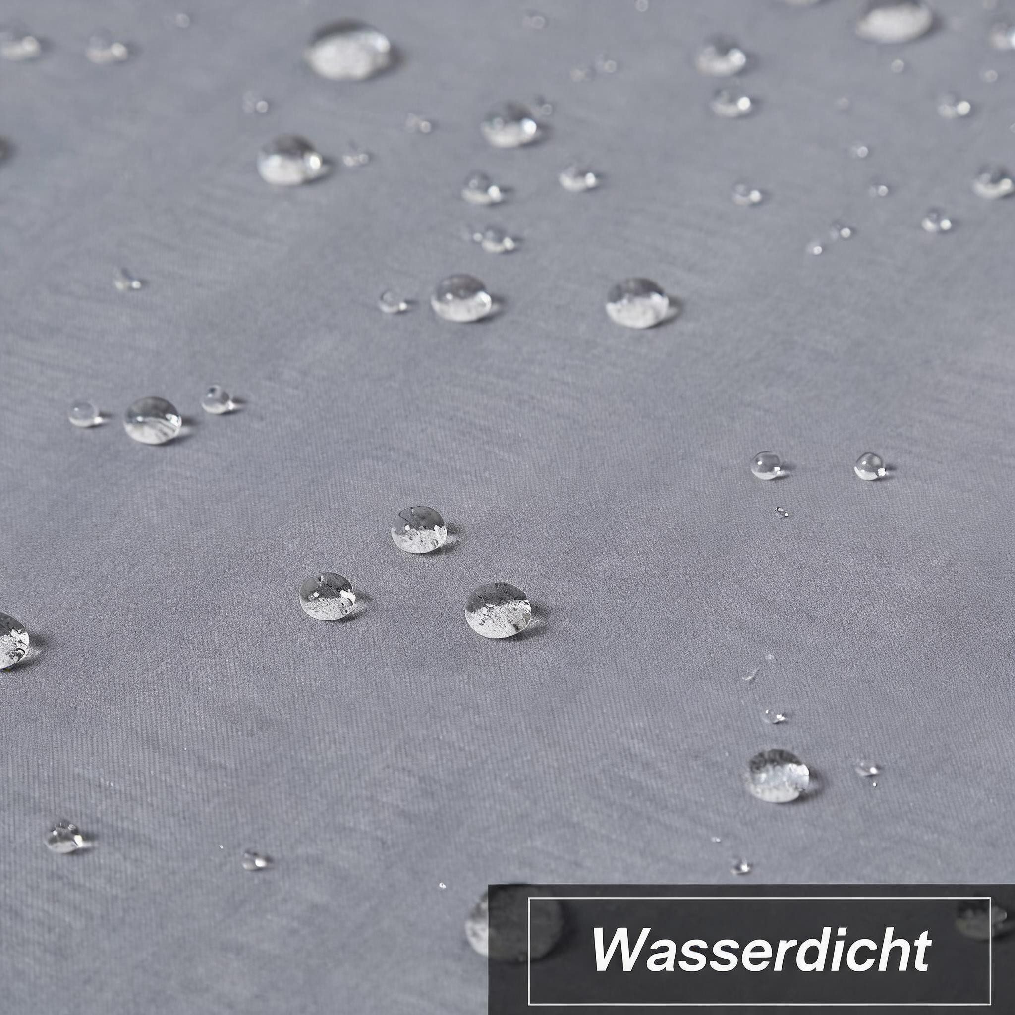 GarveeMore Gardine Wasserabweisende Scheibengardine geprägte Querbehang Panneaux, Kurze Fensterpaneele aus Seersucker, weiche Mikrofaser, Noppenstruktur – Bild 4 von 5