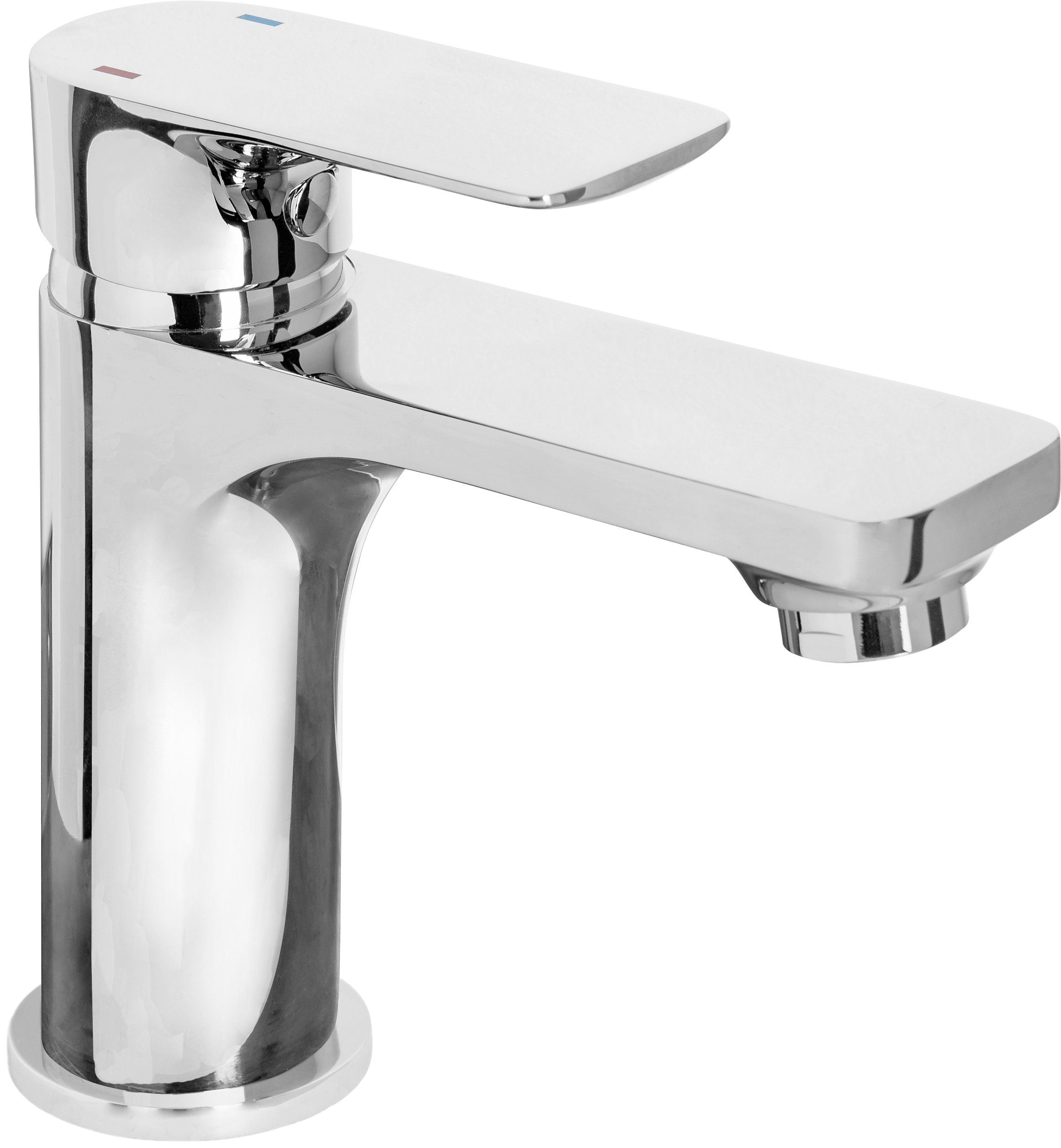 CORNAT Waschtischarmatur Verchromter Messingkörper - Rundes Design - Normal günstig online kaufen