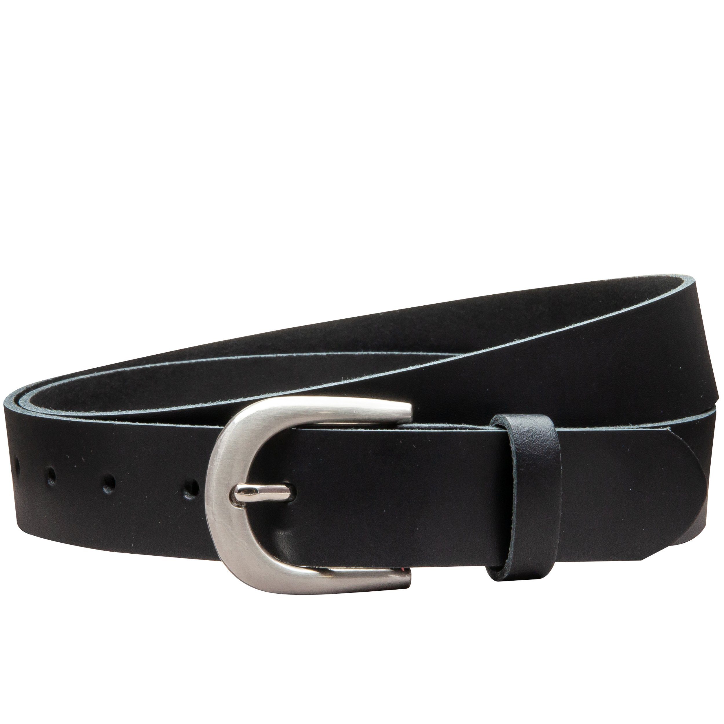COLOGNEBELT Ledergürtel OM38-SL-Schwarz MADE IN GERMANY, günstig online kaufen