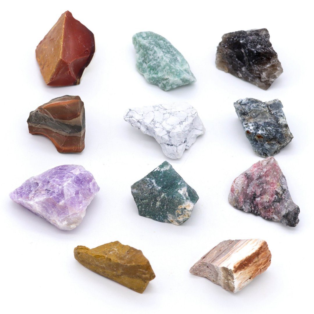 LAVISA Edelstein echte Edelsteine, Kristalle, Wassersteine, Mineralien Natursteine, Edelstein Wasserstein Kristall Naturstein