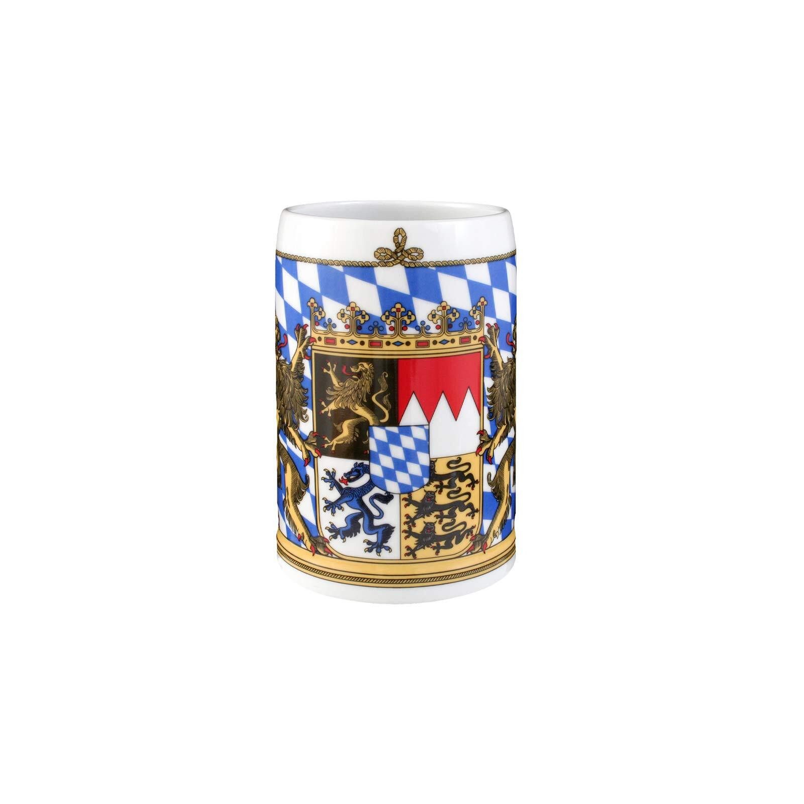 Seltmann Weiden Bierkrug Compact Bayern Bierkrug ohne Deckel 0,75 l, 1-tlg., Porzellan