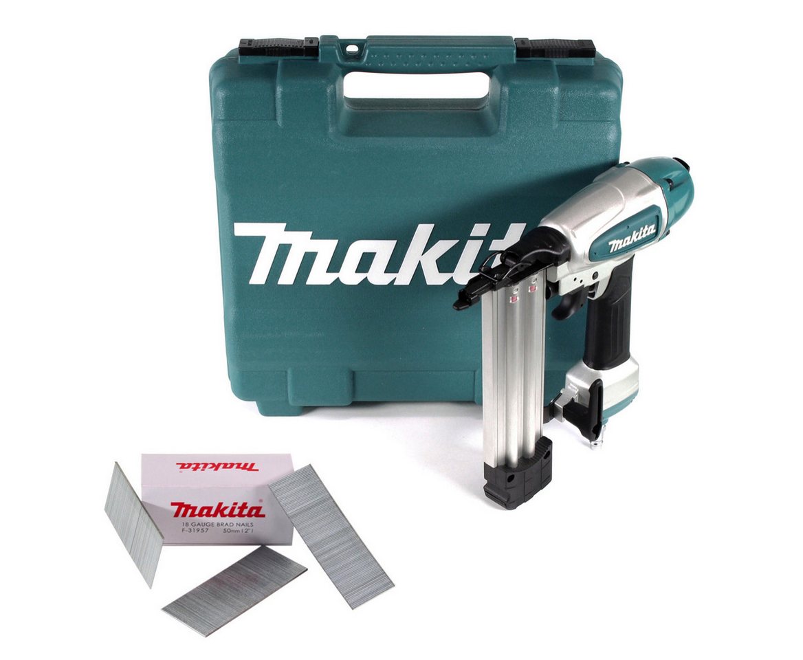 Thumbnail - Makita Nagler AF 506 Druckluft Stauchkopfnagler 15-50mm 4,3-8,3bar + 5000x Stauchko