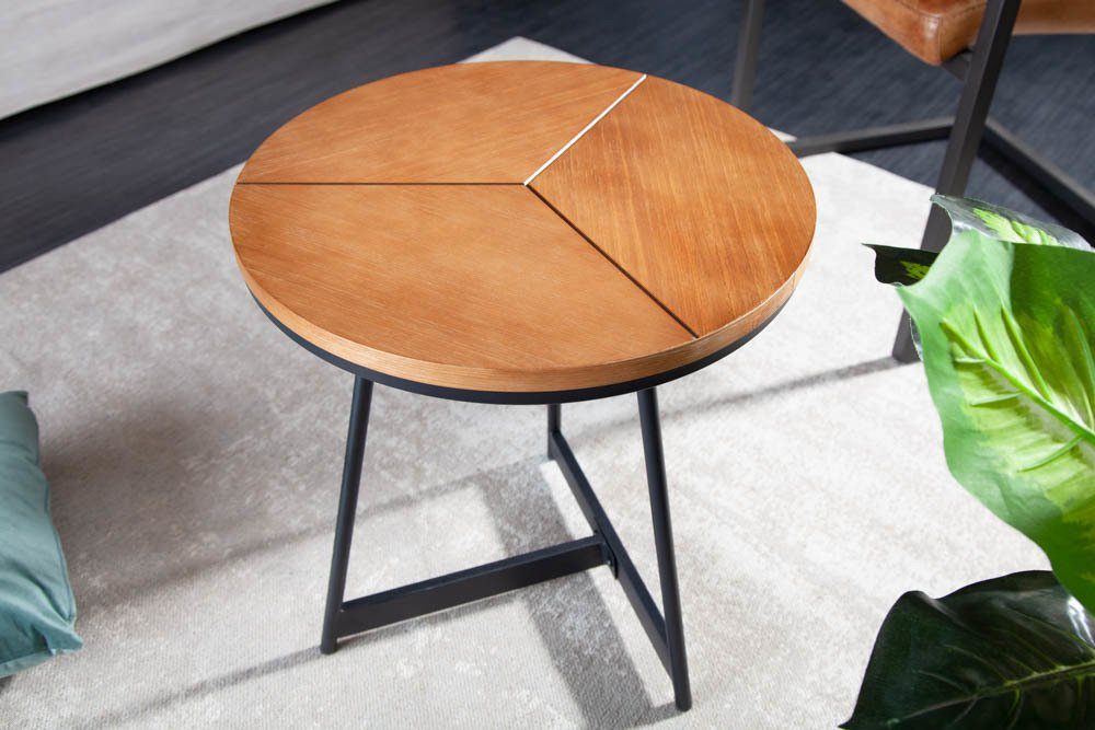 riess-ambiente Beistelltisch OAK ELEGANCE Ø45cm natur günstig online kaufen