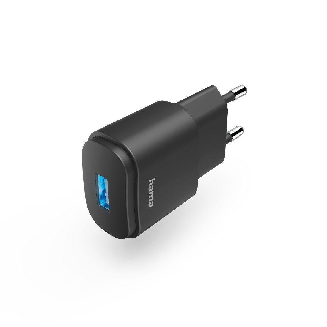 Hama USB Ladegerät, USB A Netzteil, Universaladapter, LED Anzeige, 6 W USB-Ladegerät (1200 mA)