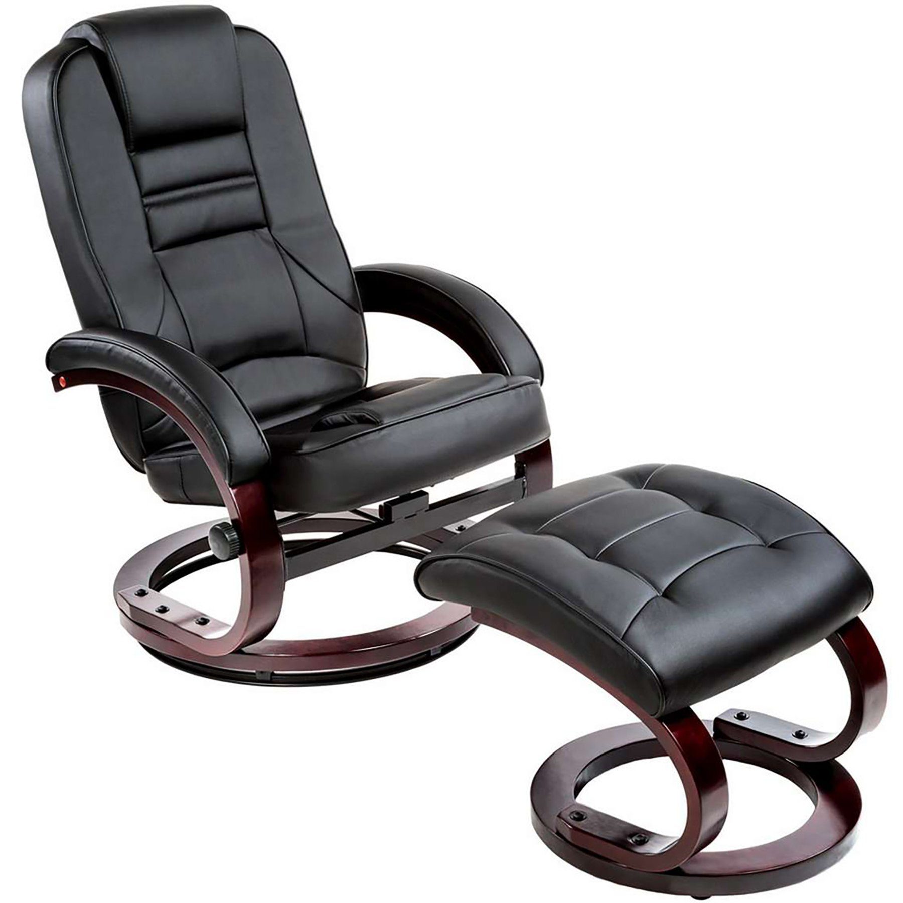 tectake Relaxsessel TV Fernsehsessel mit Hocker Modell 2 (1St)