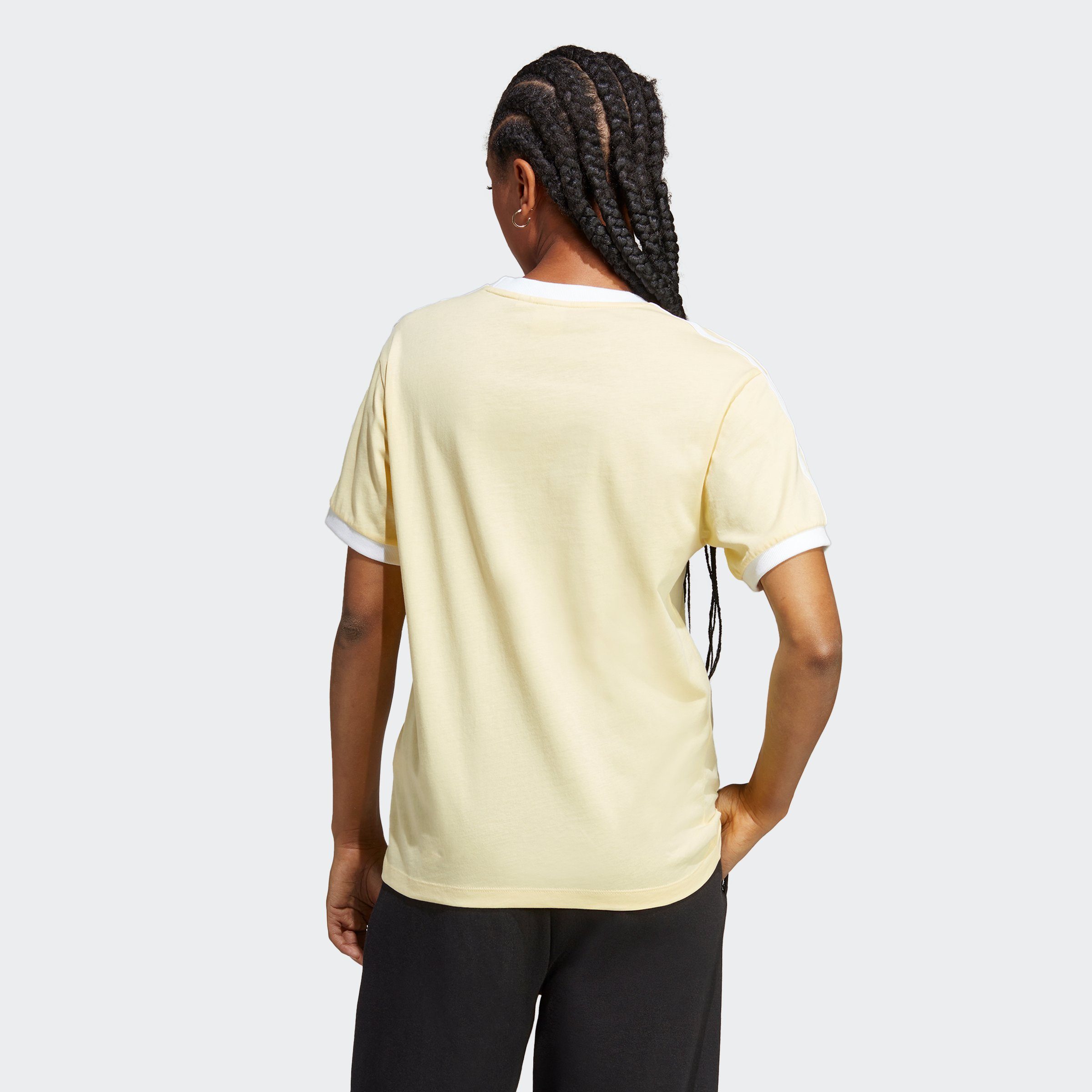 T-Shirt Almost Yellow CLASSICS ADICOLOR Originals adidas 3-STREIFEN