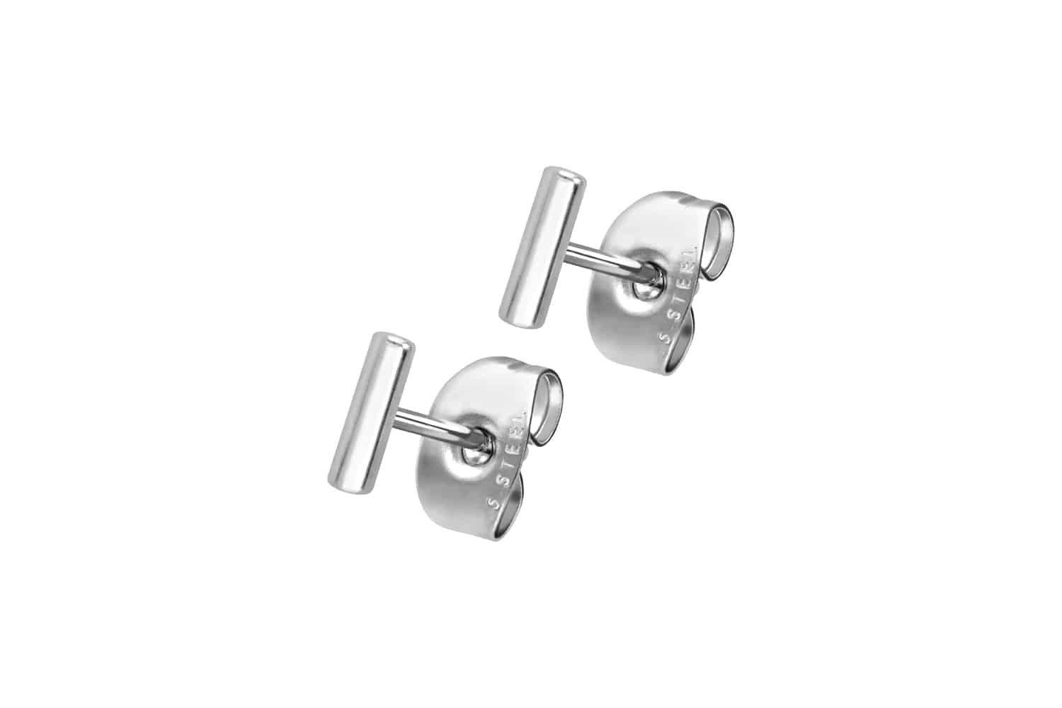 FILANGO Paar Ohrstecker Chirurgenstahl Ohrstecker STAB (Ohrstecker, 1-tlg)