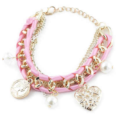 MyBeautyworld24 Bettelarmband Modisches Bettelarmband Charm für Damen und Mädchen