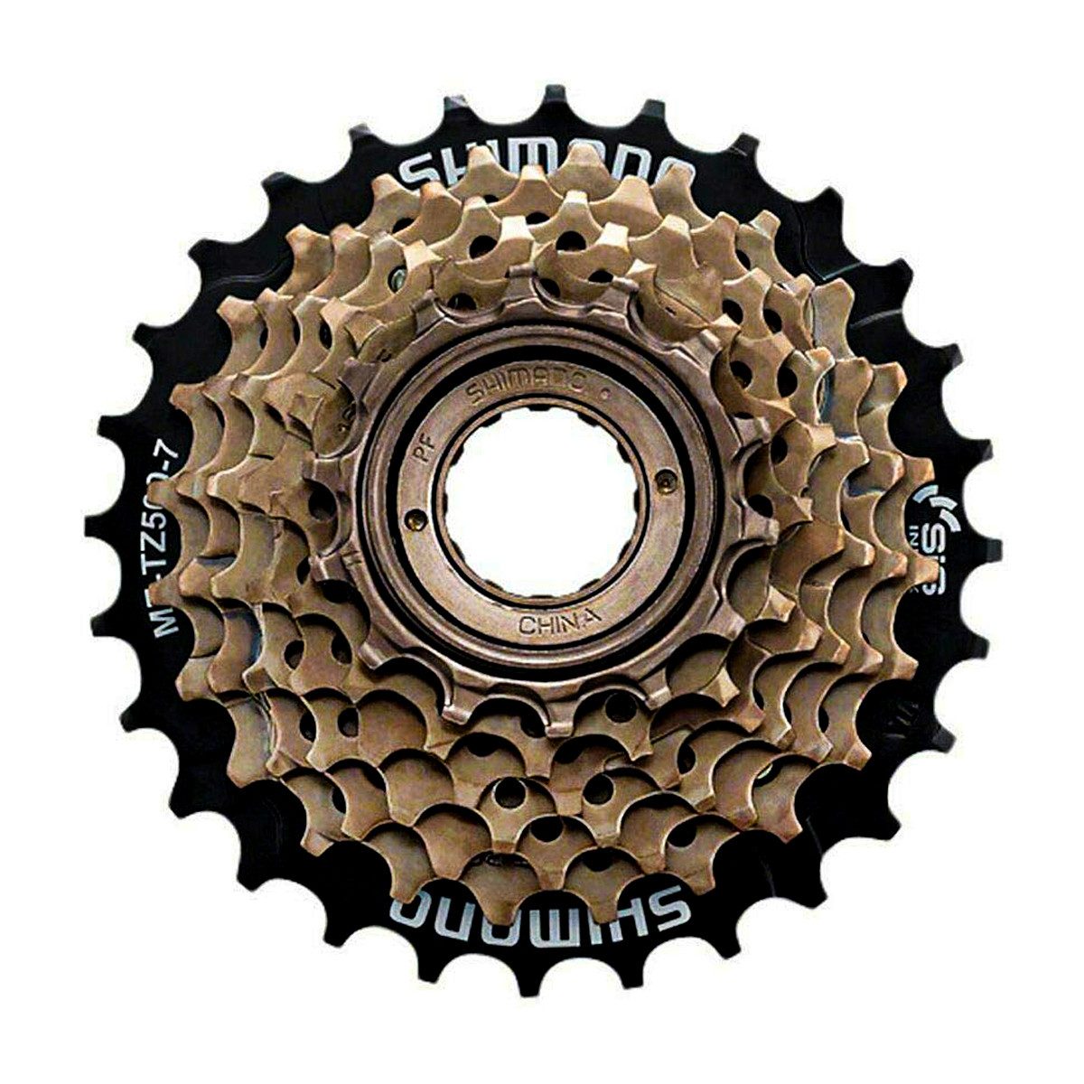 Shimano Zahnkranz Schraubkranz MF-TZ500 7-Fach 14-28Z oder 14-34Z, lose verpackt