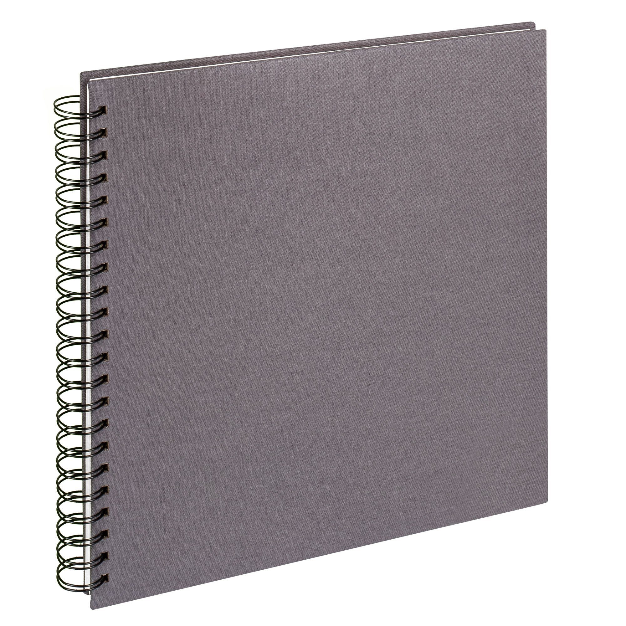 Walther Design Fotoalbum Spiralalbum Cloth 30x30 cm, Spiralalbum, Leineneinband