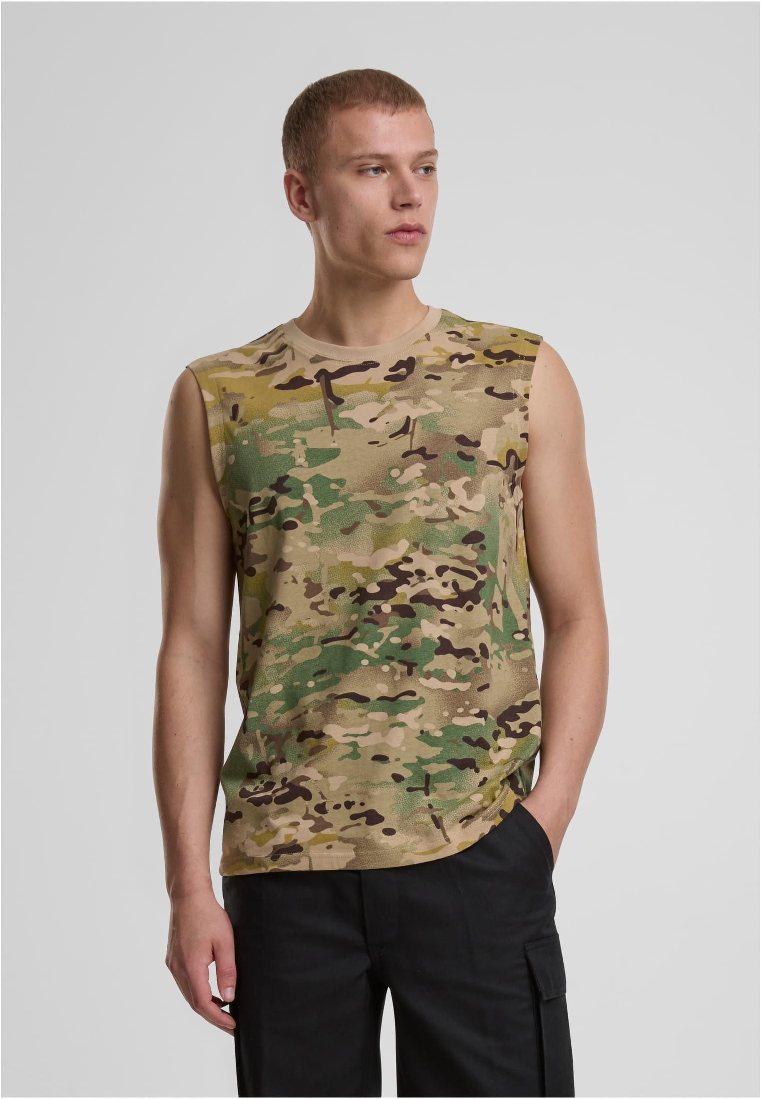 Brandit Rundhalsshirt Brandit T-Shirt sleeveless Herren günstig online kaufen