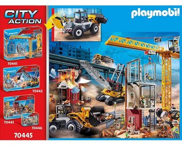 Playmobil® Spielwelt City Action Radlader Baustelle 70445, Schauffel-Bagger Bau-Fahrzeug Stadt Spielzeug-Figur